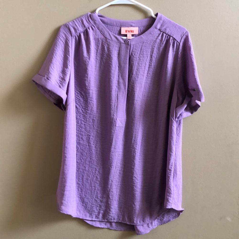 Lilac sheer blouse, NWOT